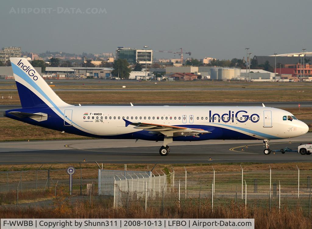 F-WWBB, 2008 Airbus A320-232 C/N 3676, C/n 3676 - To be VT-INW