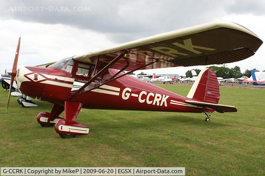 G-CCRK, 1946 Luscombe 8A C/N 3186, Visitor to the 2009 Air Britain fly-in.