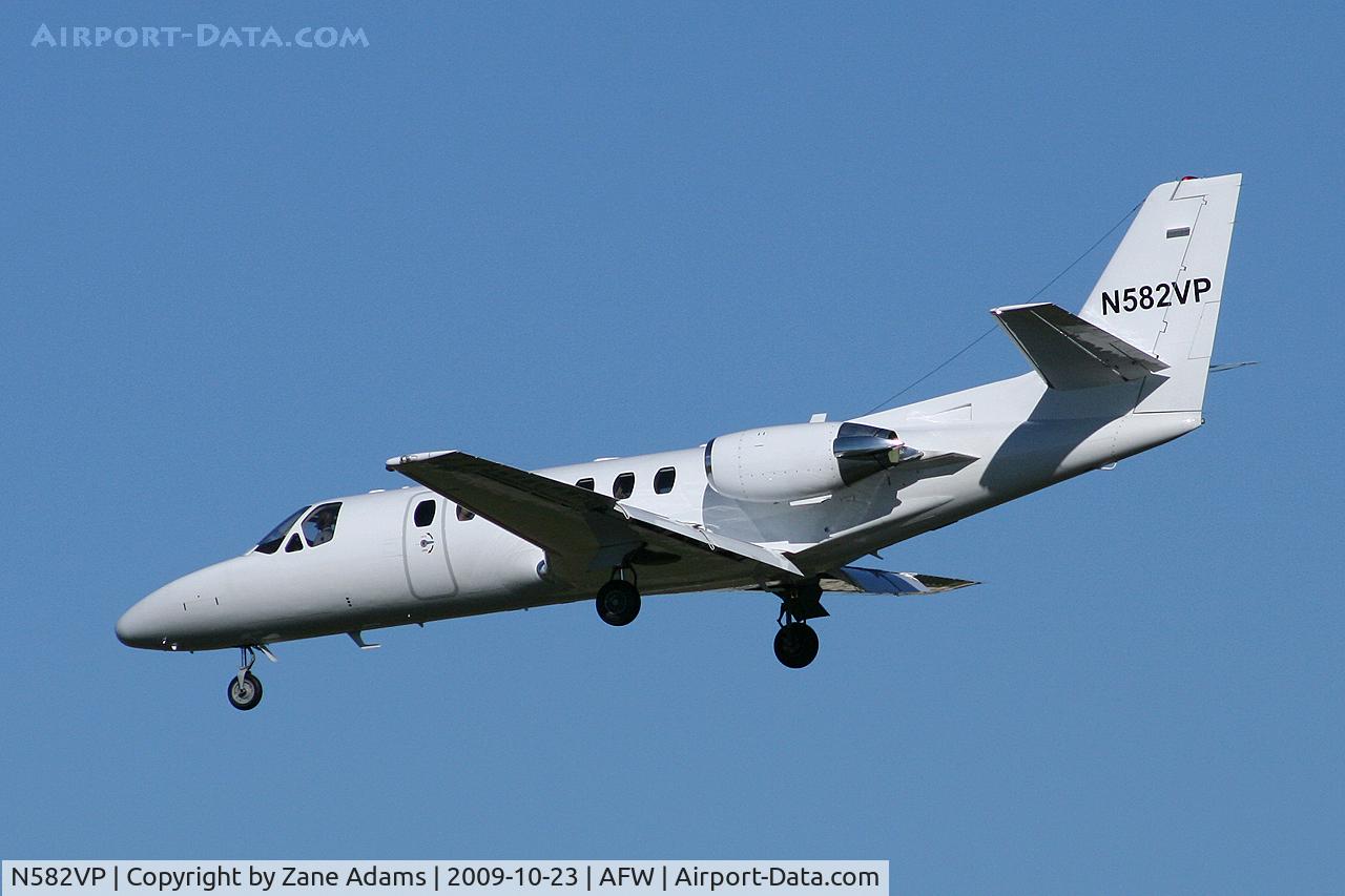 N582VP, 1996 Cessna 560 Citation Ultra C/N 560-0382, Landing at Alliance Fort Worth