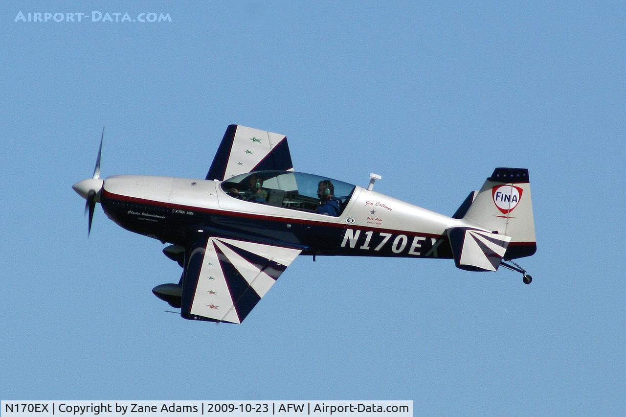 N170EX, 2003 Extra EA-300/L C/N 170, Landing at the 2009 Alliance Fort Worth Airshow
