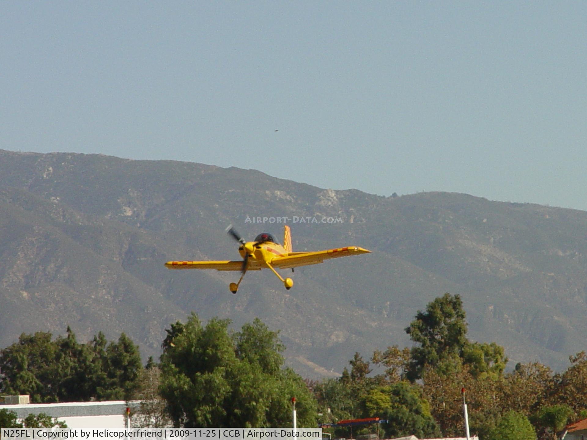 N25FL, Laforge Fred FS-1 C/N 0001, On final for runway 24