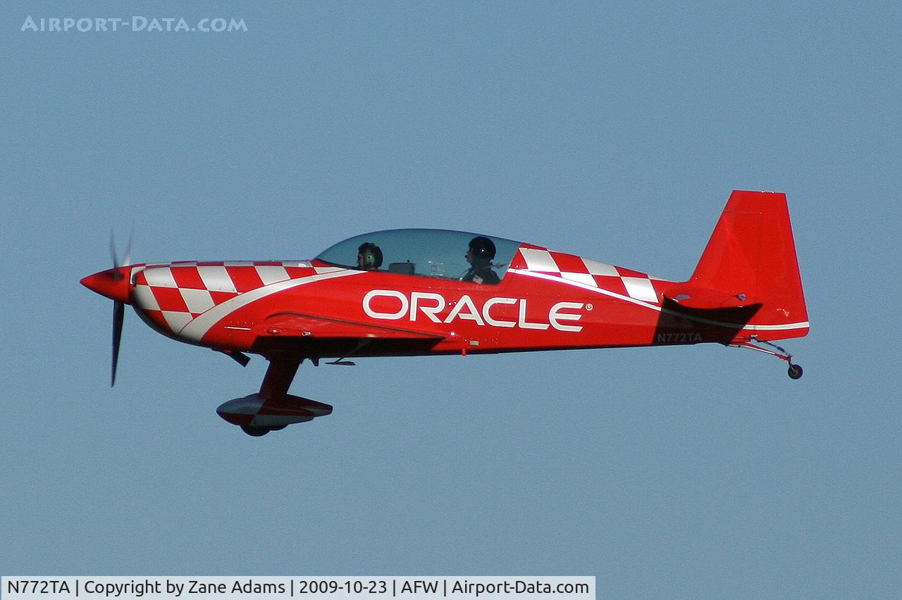 N772TA, 2007 Extra EA-300/L C/N 1260, Landing at the 2009 Alliance Fort Worth Airshow