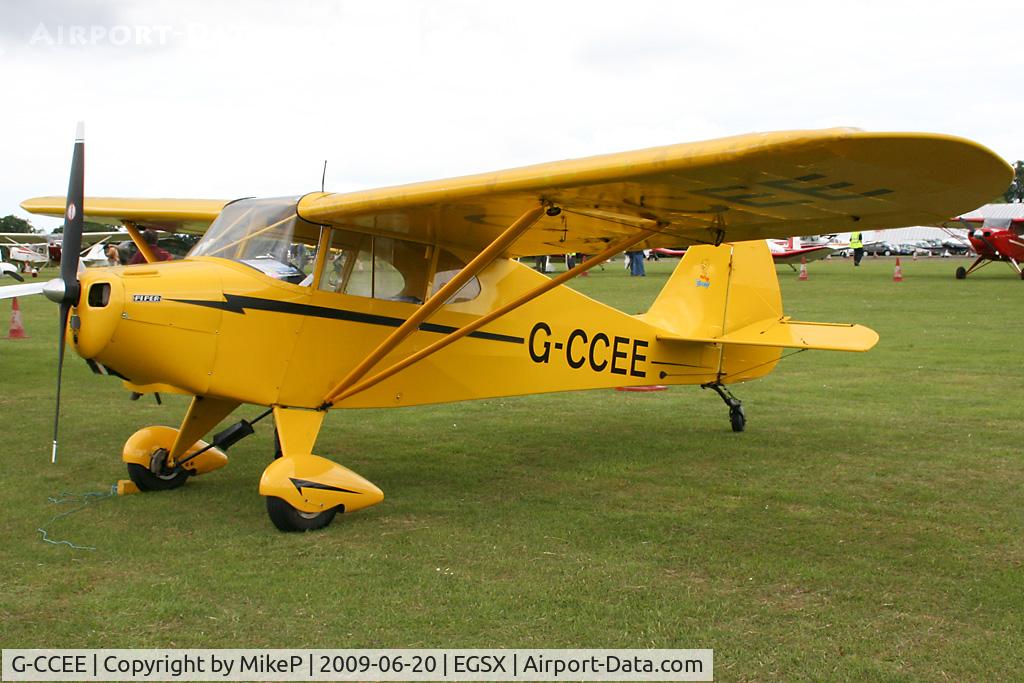 G-CCEE, 1948 Piper PA-15 Vagabond Vagabond C/N 15-248, Visitor to the 2009 Air Britain fly-in.