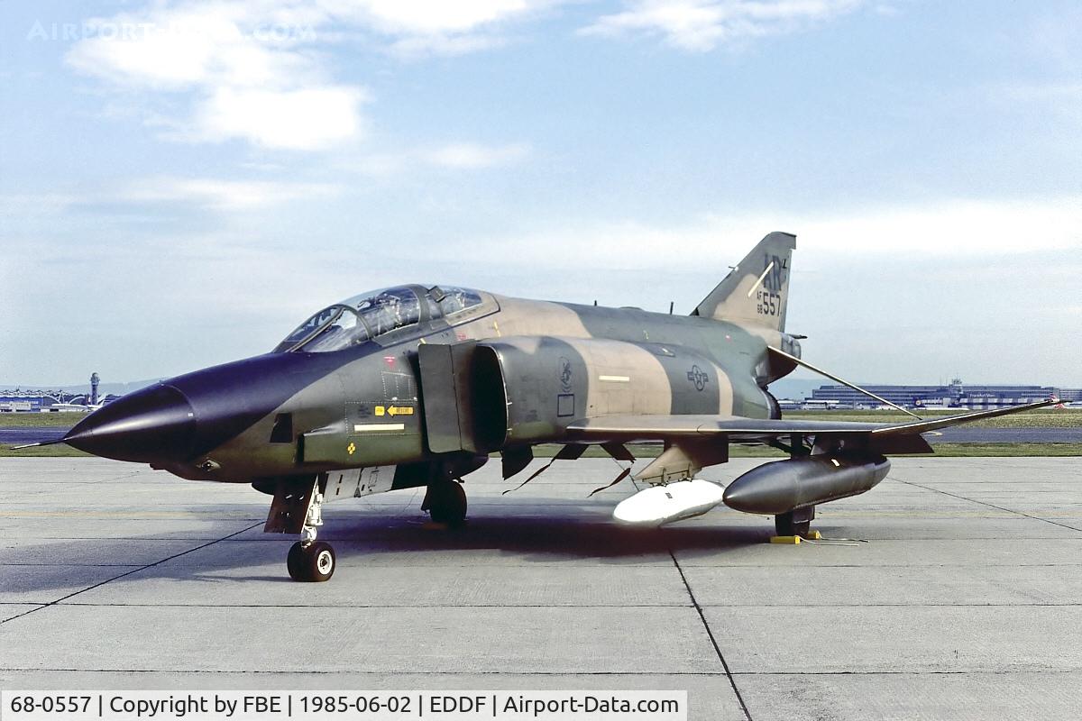 68-0557, 1968 McDonnell Douglas RF-4C Phantom II C/N 3398a, 10th TRW RF-4C during the Rhine Main open house 1985