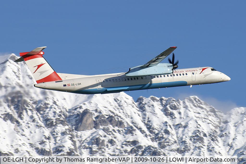 OE-LGH, 2002 De Havilland Canada DHC-8-402Q Dash 8 C/N 4075, Austrian Arrows DeHavilland Canada Dash 8-400