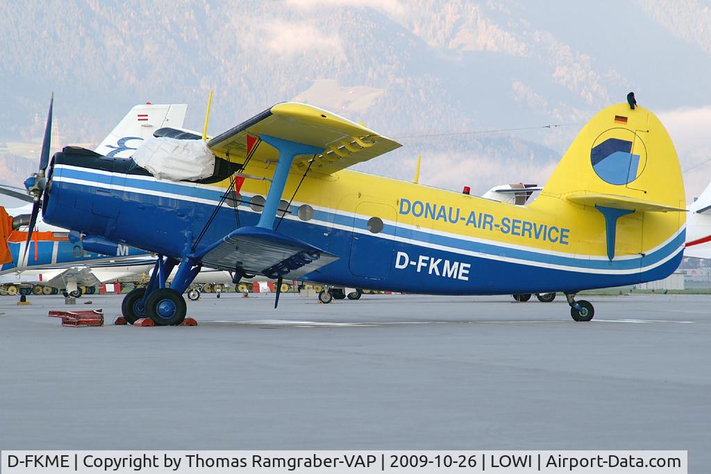 D-FKME, 1957 Antonov An-2 C/N 1G17805, Donau Air Service Antonov 2
