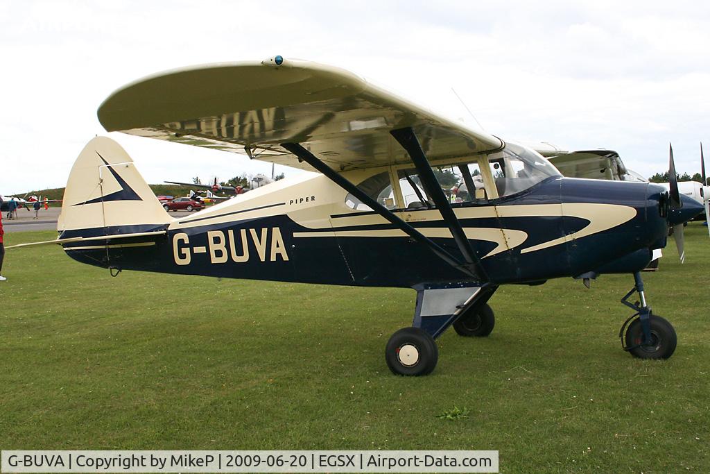 G-BUVA, 1959 Piper PA-22-135 Tri-Pacer C/N 22-1301, Visitor to the 2009 Air Britain fly-in.