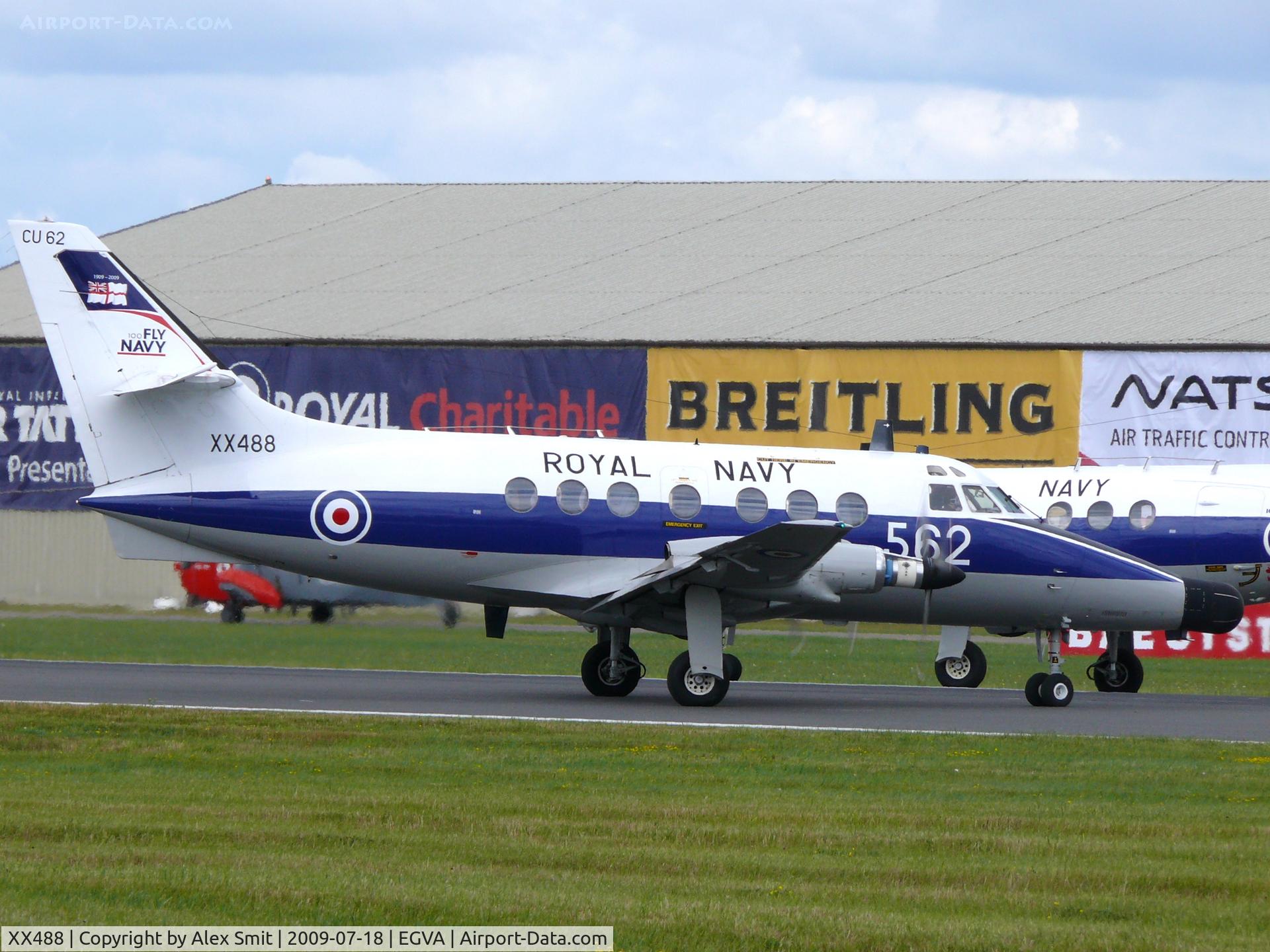 XX488, 1974 Scottish Aviation HP-137 Jetstream T.2 C/N 267, Scottish Aviation HP137 Jetstream T2 XX488/CU562 Royal Navy