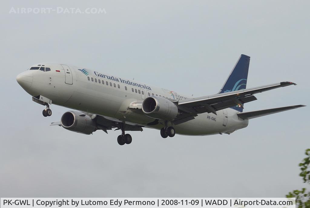 PK-GWL, Boeing 737-4U3 C/N 25714, Garuda Indonesia