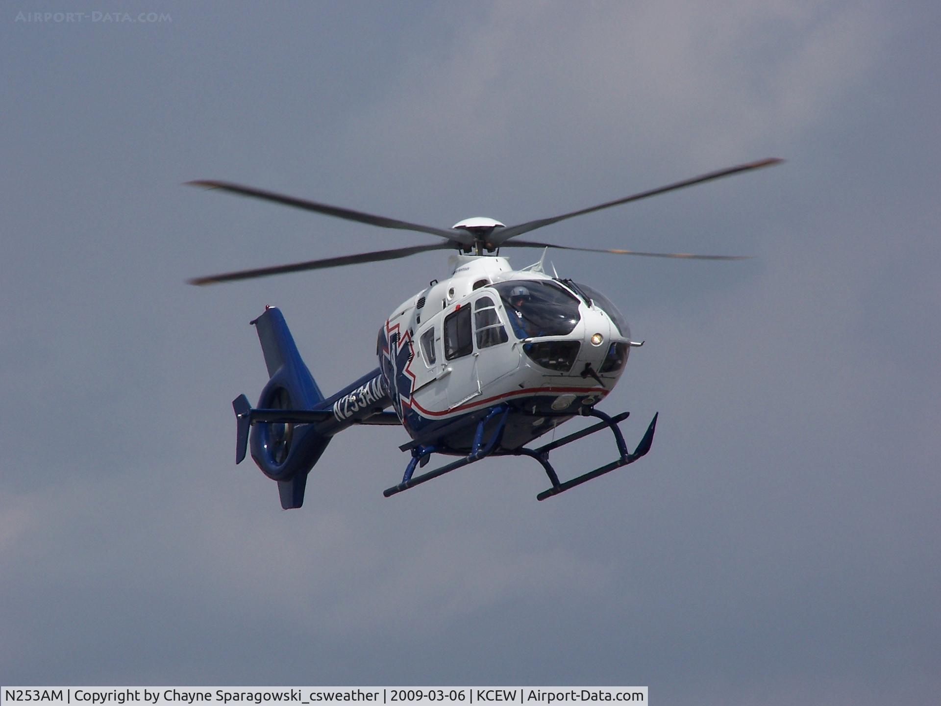 N253AM, 2008 Eurocopter EC-135P-2+ C/N 0663, AirHeart3 from DeFuniak Springs on final