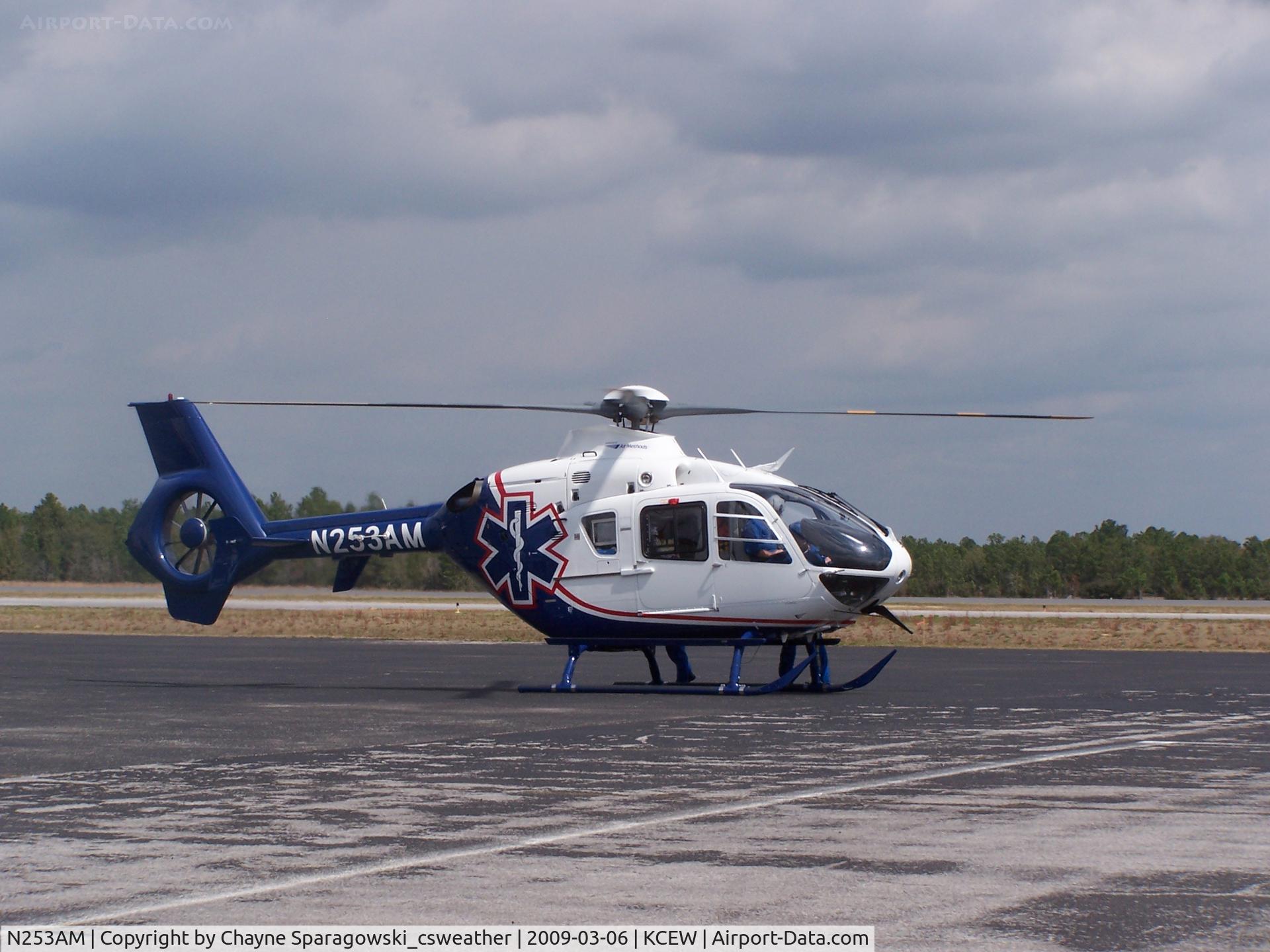 N253AM, 2008 Eurocopter EC-135P-2+ C/N 0663, AirHeart3 just after landing