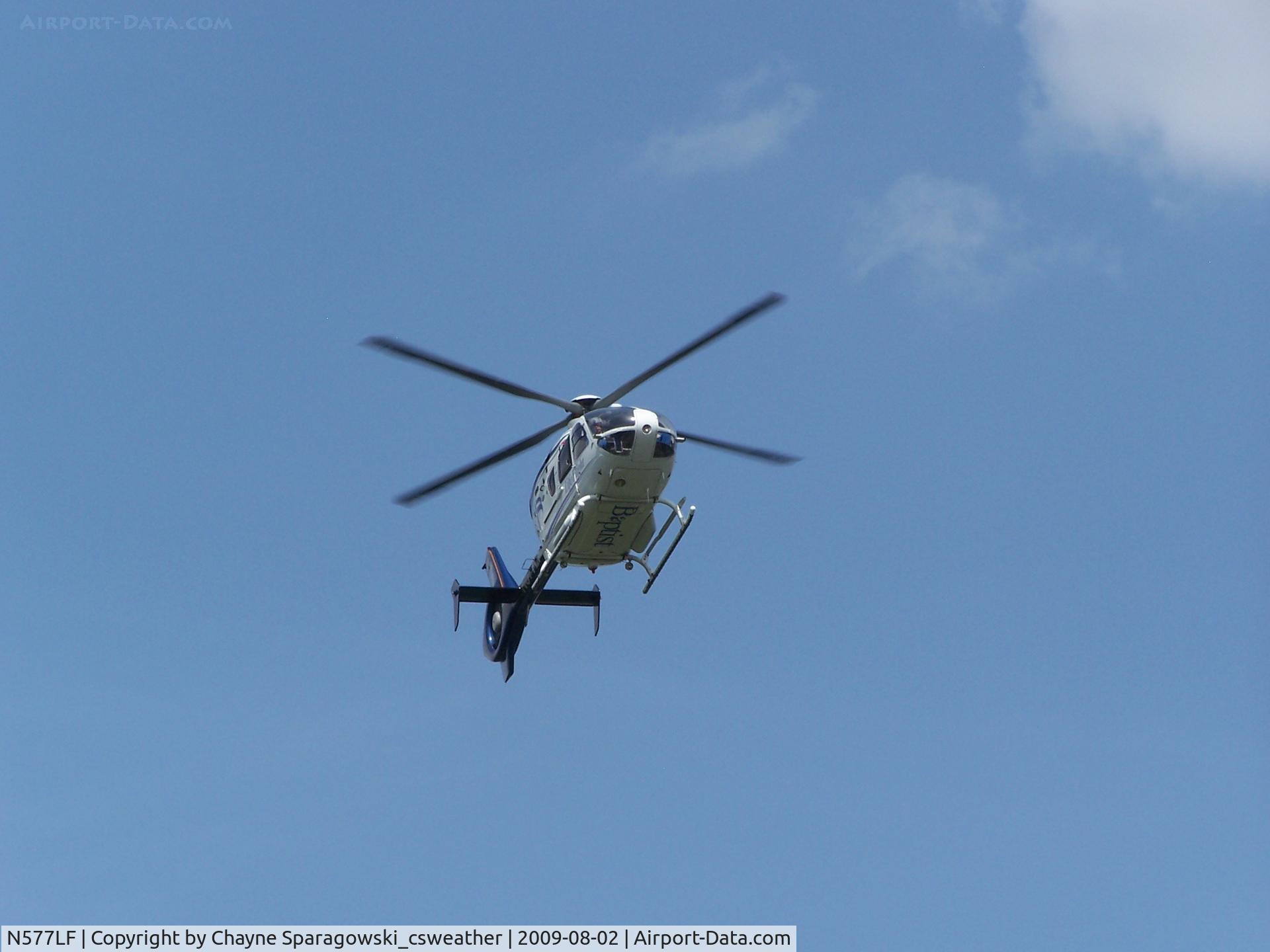 N577LF, Eurocopter EC-135P-1 C/N 0140, AirHeart1 from Pensacola on final approach