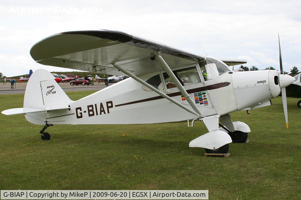 G-BIAP, 1950 Piper PA-16 Clipper Clipper C/N 16-732, Visitor to the 2009 Air Britain fly-in.
