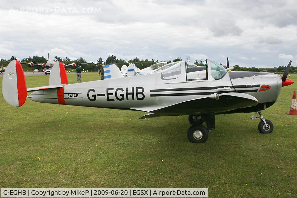 G-EGHB, 1946 Erco 415D Ercoupe C/N 1876, Visitor to the 2009 Air Britain fly-in.