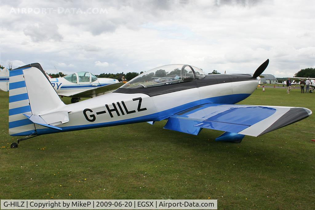 G-HILZ, 2006 Vans RV-8 C/N PFA 303-14471, Visitor to the 2009 Air Britain fly-in.