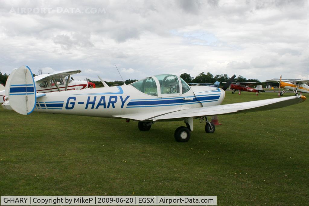 G-HARY, 1966 Alon A-2 Aircoupe C/N A-188, Visitor to the 2009 Air Britain fly-in.