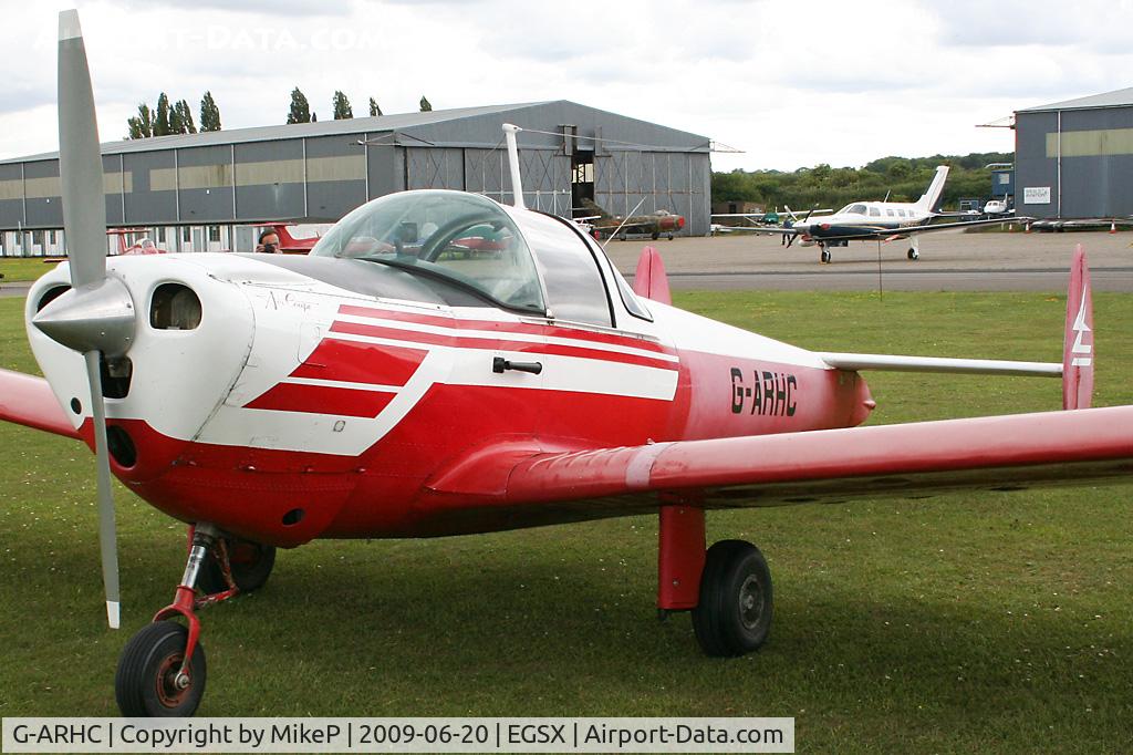 G-ARHC, 1960 Forney F-1A Aircoupe C/N 5734, Visitor to the 2009 Air Britain fly-in.
