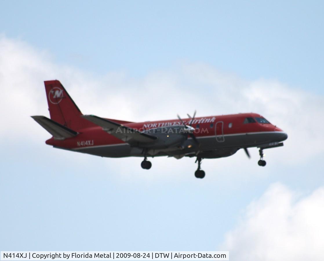 N414XJ, 1997 Saab 340B C/N 340B-414, Mesaba Saab 340