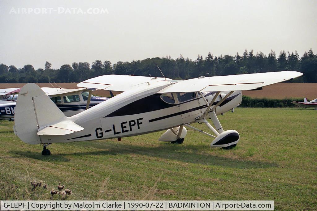 G-LEPF, 1943 Fairchild UC-61K Argus III (24R-46A) C/N 952, Fairchild UC-61K Argus III (24R-46A) at Badminton Air Day in 1990.