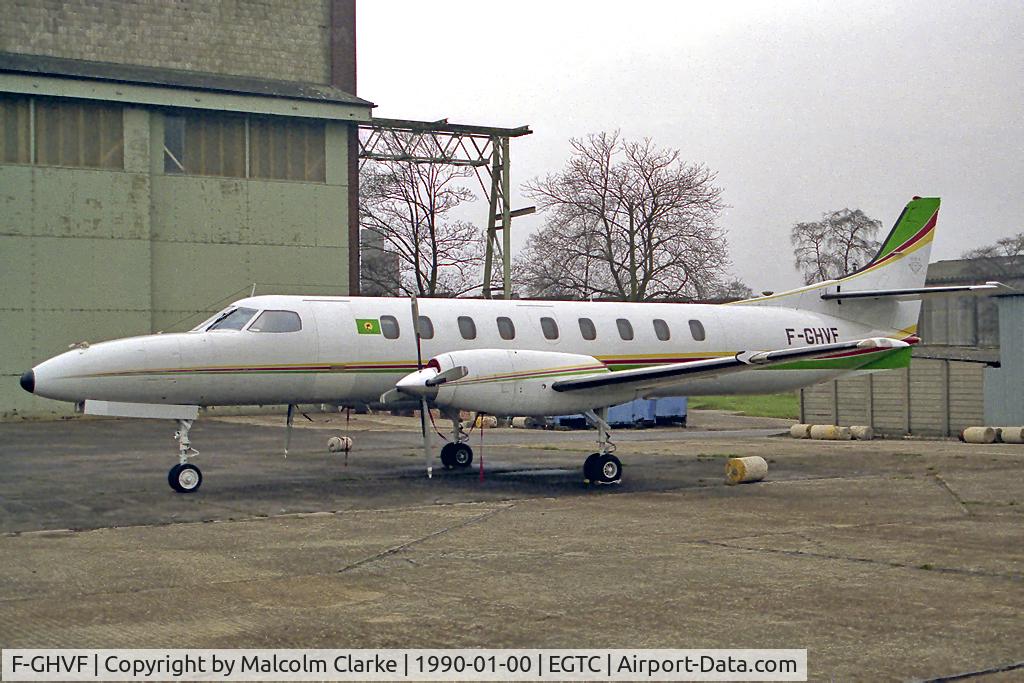 F-GHVF, 1981 Fairchild Swearingen SA-227T Merlin IVC C/N AT-423, Fairchild Swearingen SA-227AT Merlin IVC at Cranfield Airport, UK.