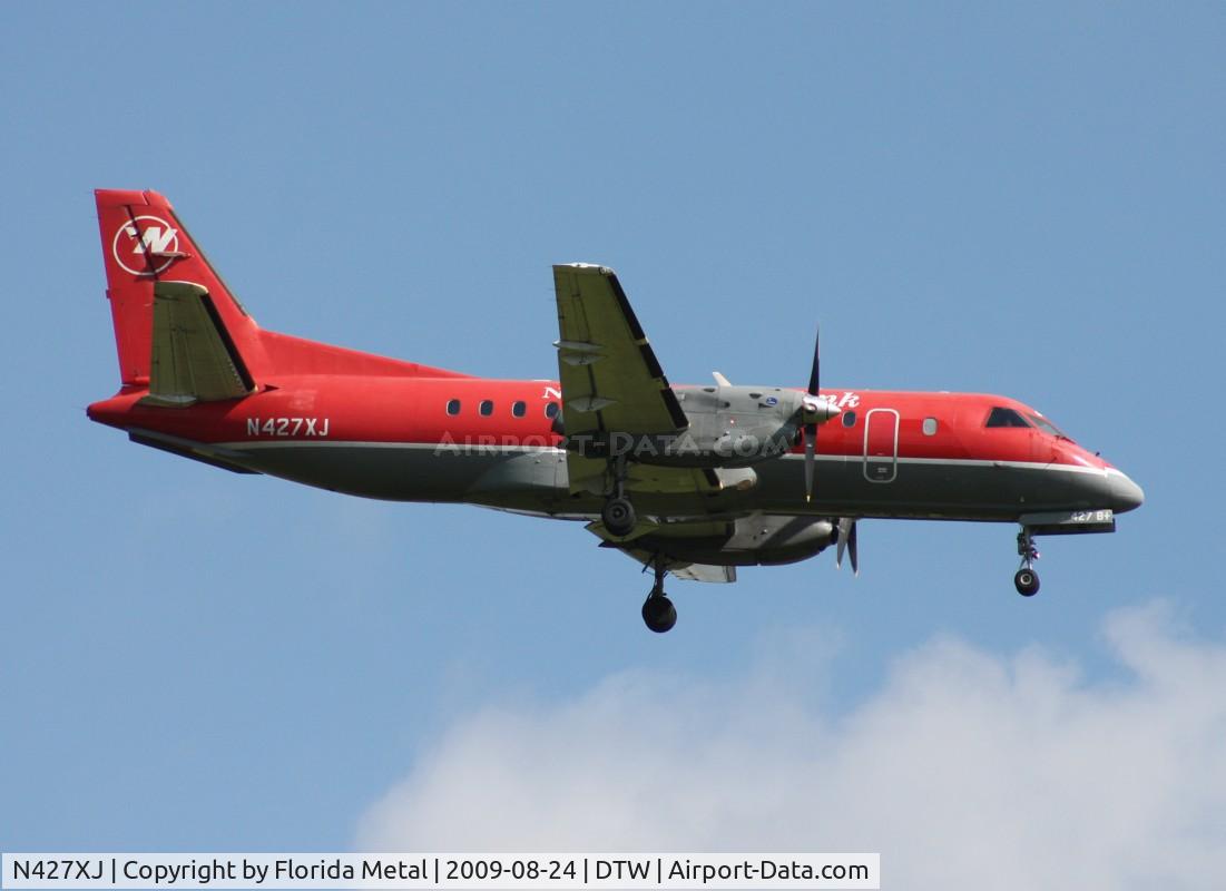 N427XJ, 1997 Saab 340B C/N 340B-427, Mesaba Saab 340