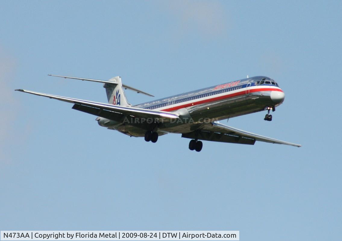 N473AA, 1988 McDonnell Douglas MD-82 (DC-9-82) C/N 49648, American MD-82