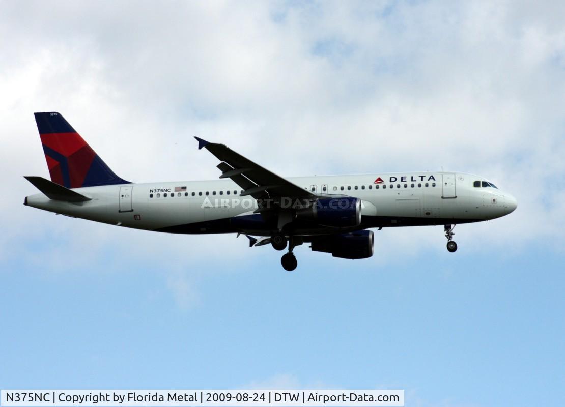 N375NC, 2002 Airbus A320-212 C/N 1789, Delta A320