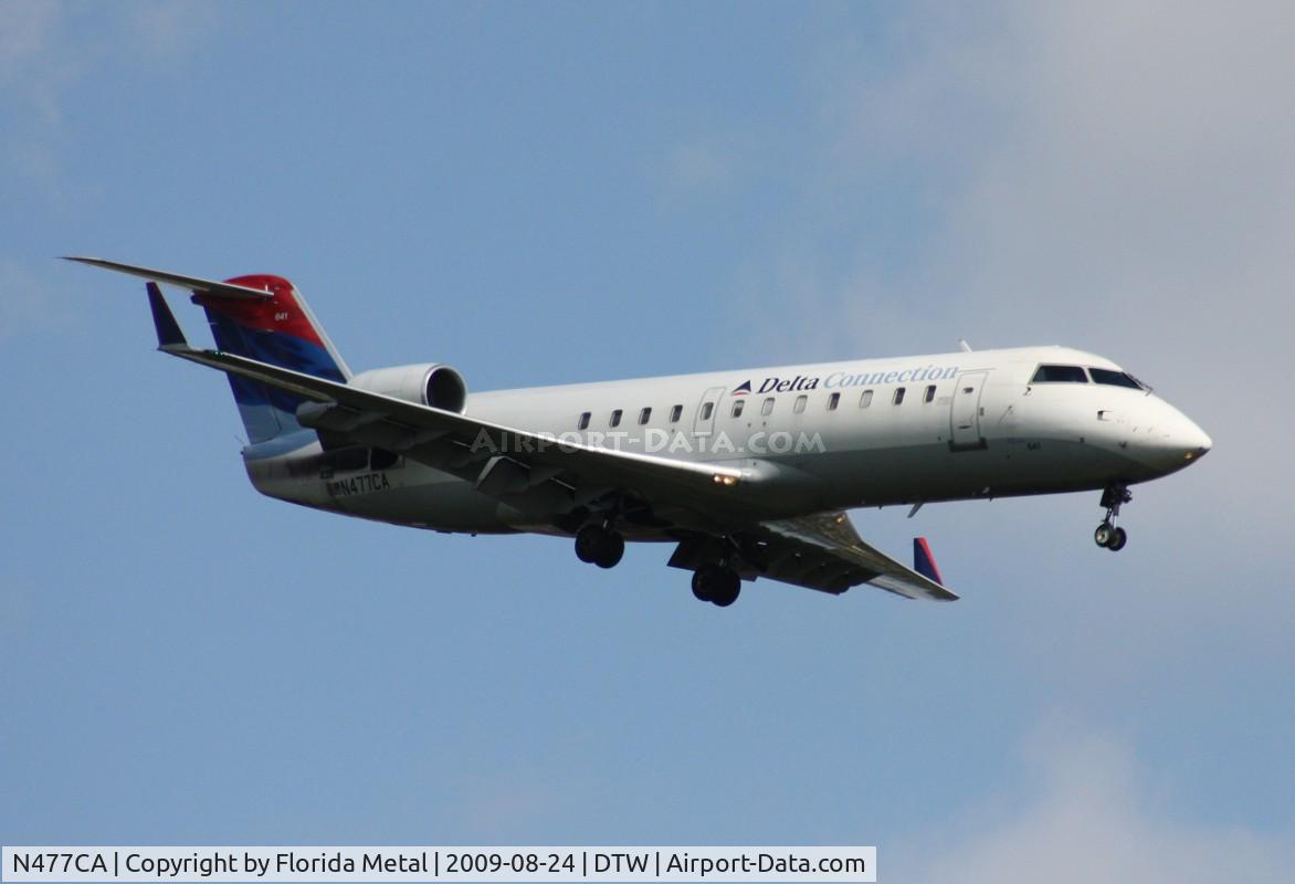 N477CA, 2002 Bombardier CRJ-200ER (CL-600-2B19) C/N 7670, Comair CRJ-200