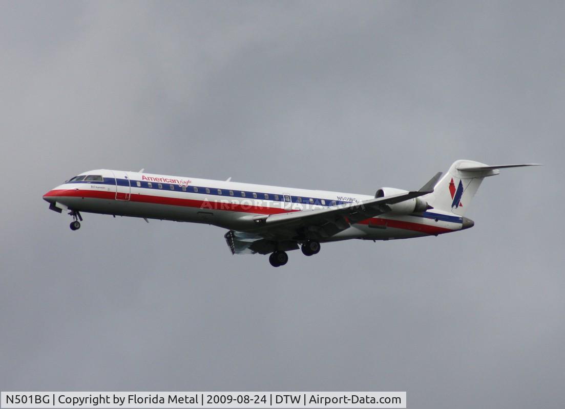 N501BG, 2001 Bombardier CRJ-701ER (CL-600-2C10) Regional Jet C/N 10017, American Eagle CRJ-700