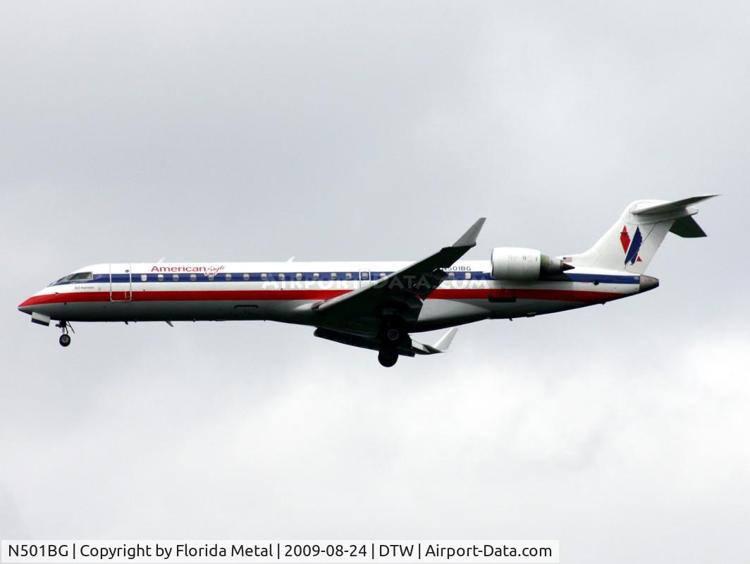 N501BG, 2001 Bombardier CRJ-701ER (CL-600-2C10) Regional Jet C/N 10017, American Eagle CRJ-700