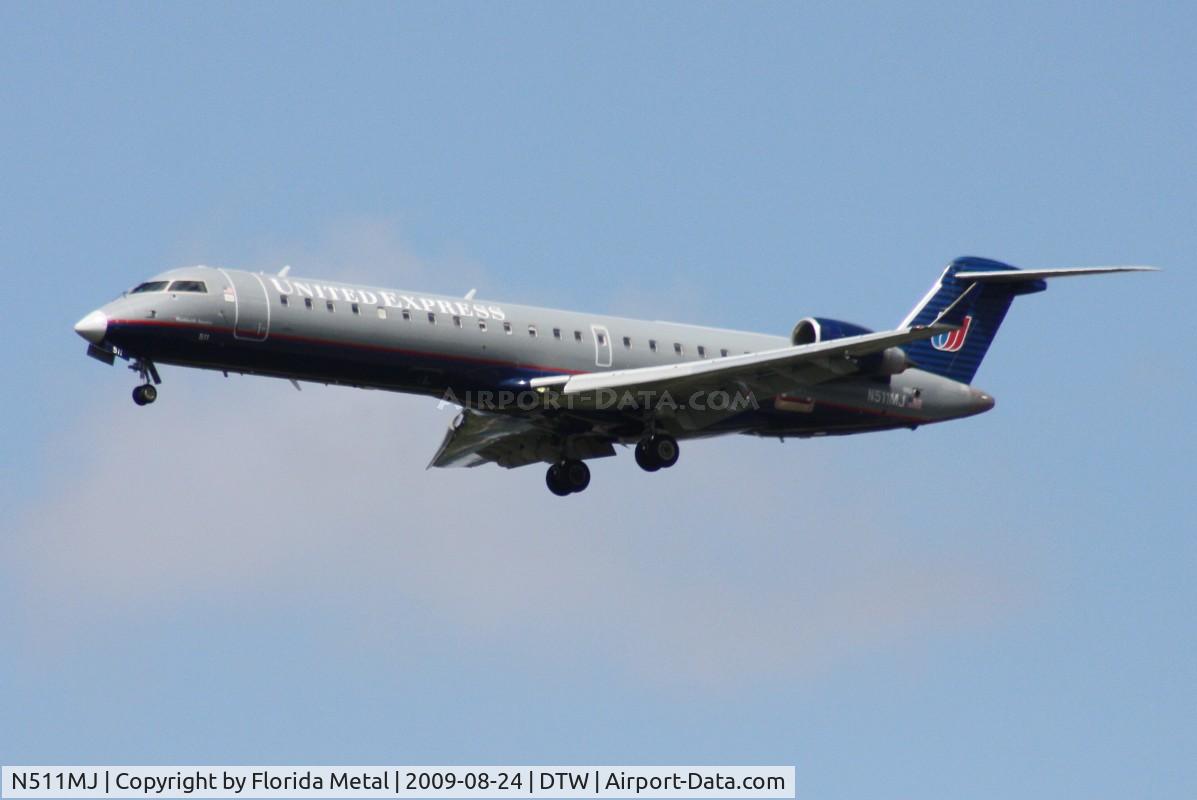 N511MJ, 2003 Bombardier CRJ-700 (CL-600-2C10) Regional Jet C/N 10104, Go Jet CRJ-700