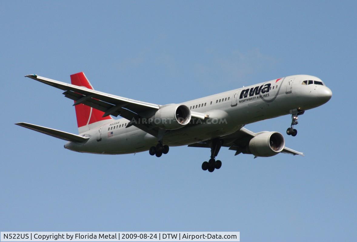 N522US, 1987 Boeing 757-251 C/N 23616, Northwest 757-200