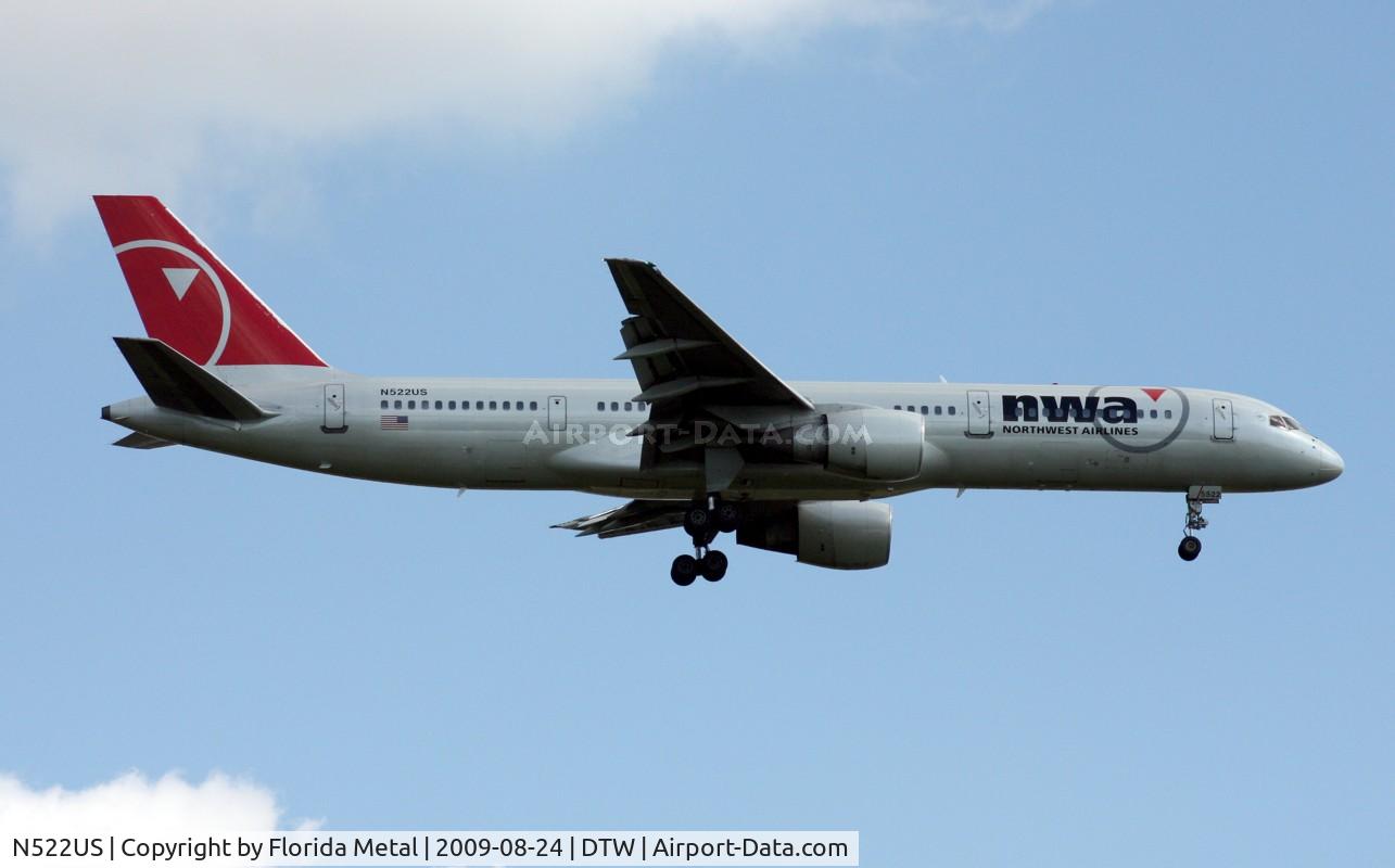 N522US, 1987 Boeing 757-251 C/N 23616, Northwest 757-200