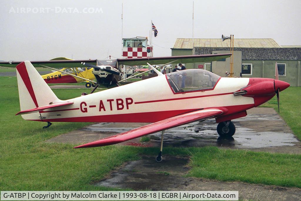 G-ATBP, 1965 Alpavia Fournier RF-3 C/N 59, Fournier RF3 Avion Planeur at Breighton Airfield.