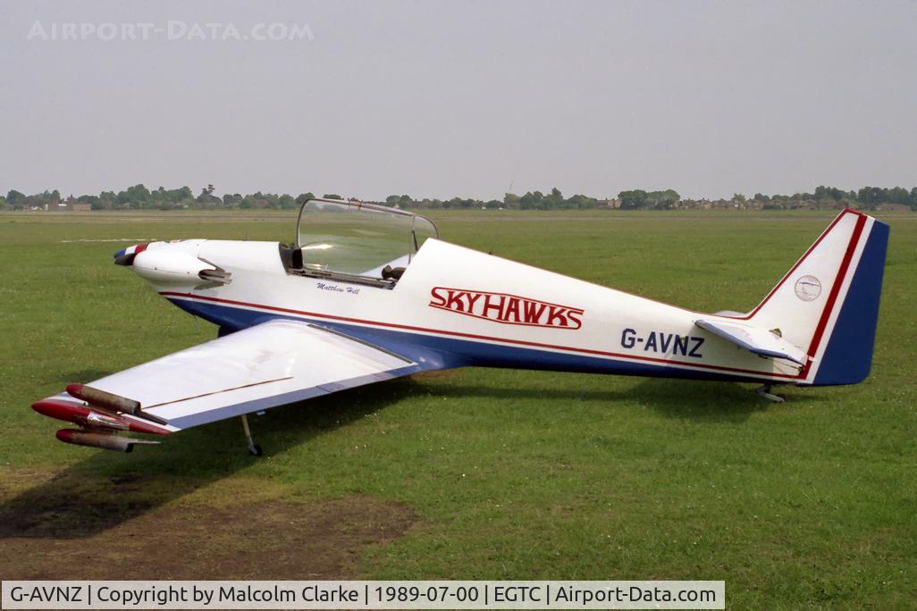 G-AVNZ, 1967 Sportavia-Putzer Fournier RF-4D C/N 4030, Sportavia-Putzer Fournier RF-4D at Cranfield Airport.