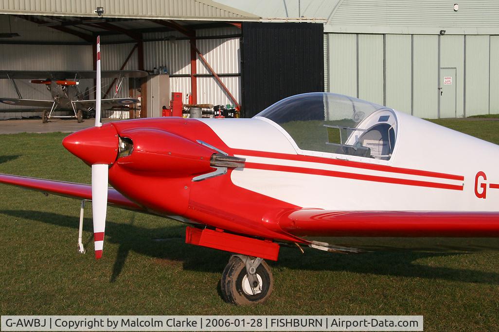 G-AWBJ, 1968 Sportavia-Putzer Fournier RF-4D C/N 4055, Sportavia-Putzer Fournier RF-14D at Fishburn Airfield, UK in 2006.