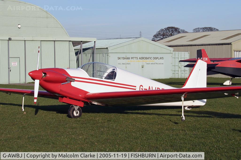 G-AWBJ, 1968 Sportavia-Putzer Fournier RF-4D C/N 4055, Sportavia-Putzer Fournier RF-14D at Fishburn Airfield, UK in 2005.