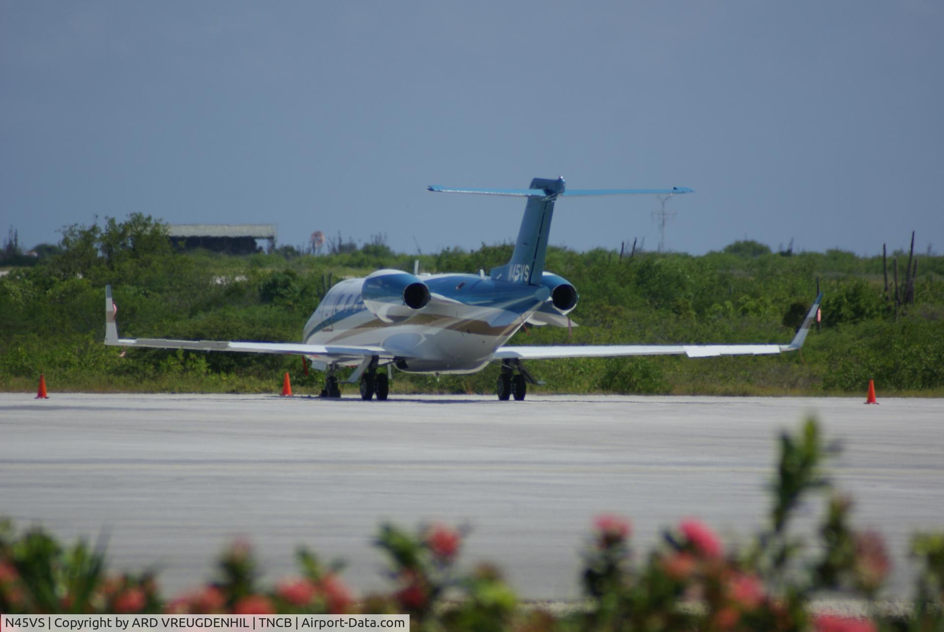 N45VS, Learjet Inc 45 C/N 170, ON RAMP OF BONAIRE, NA