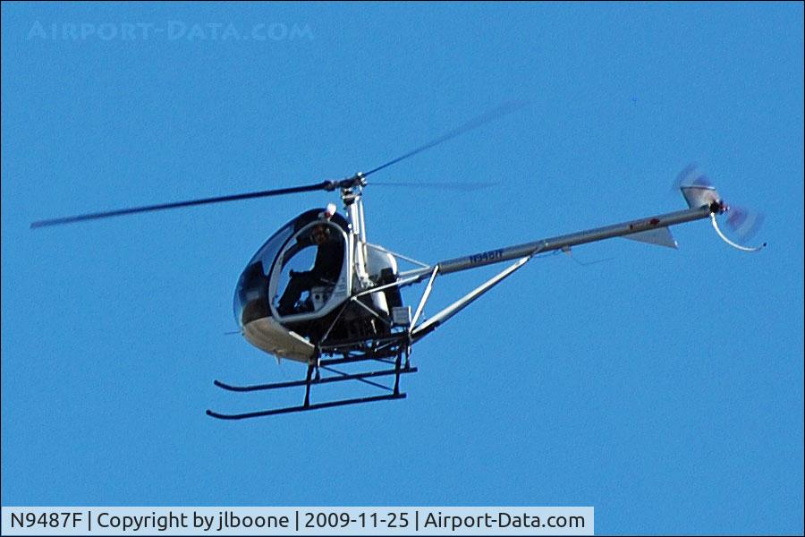 N9487F, 1967 Hughes 269B C/N 270313, Hughes 269B over Las Vegas