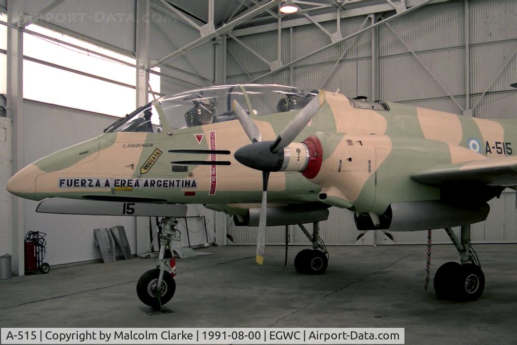 A-515, FMA IA-58A Pucará C/N 018, FMA IA-58A Pucara at the Aerospace Museum, RAF Cosford.