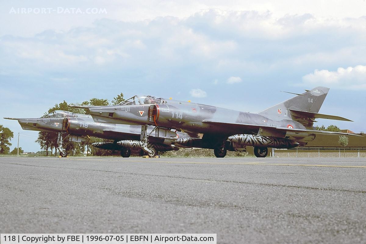 118, Dassault Etendard IV.P C/N 118, Etendard IVP at Koksijde