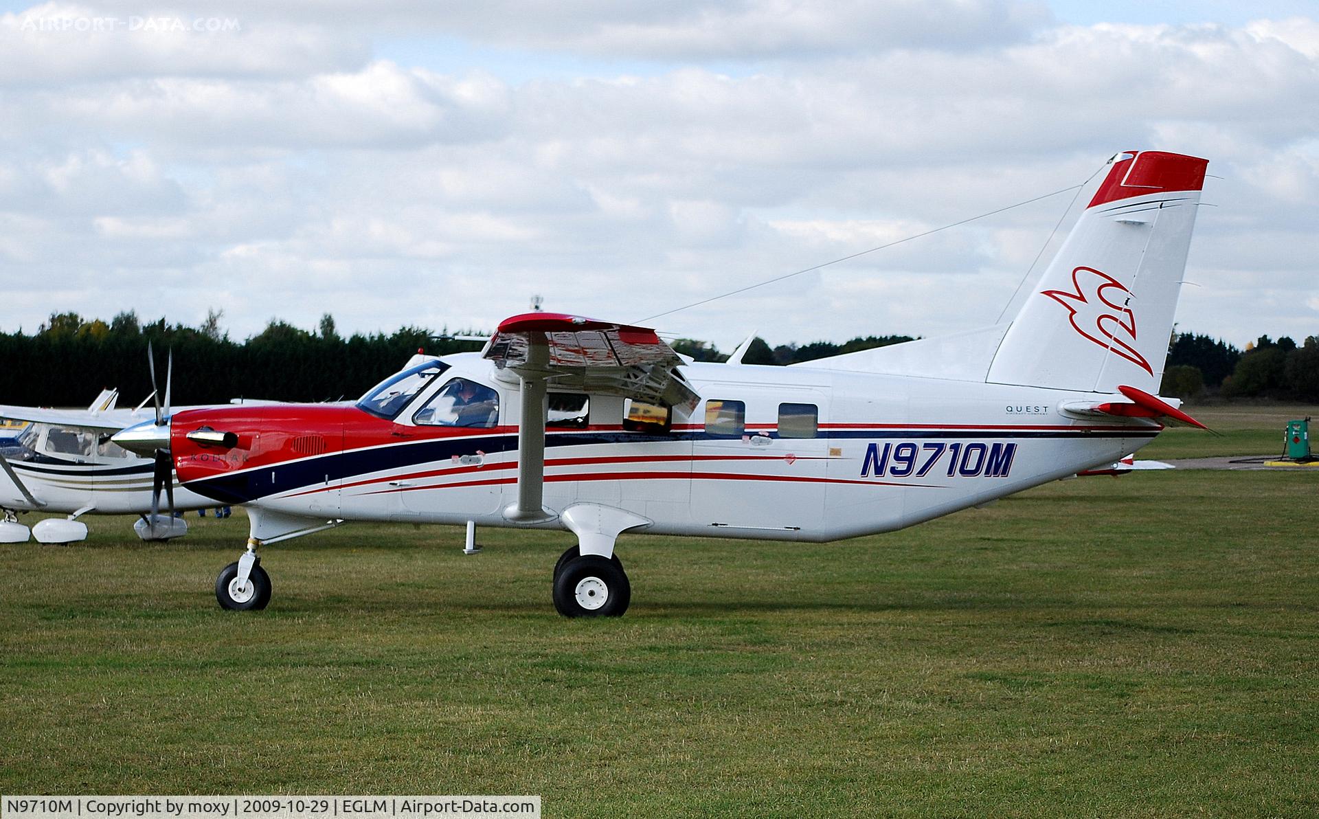 N9710M, 2009 Quest Kodiak 100 C/N 100-0020, MAF Quest Kodiak arriving White Waltham