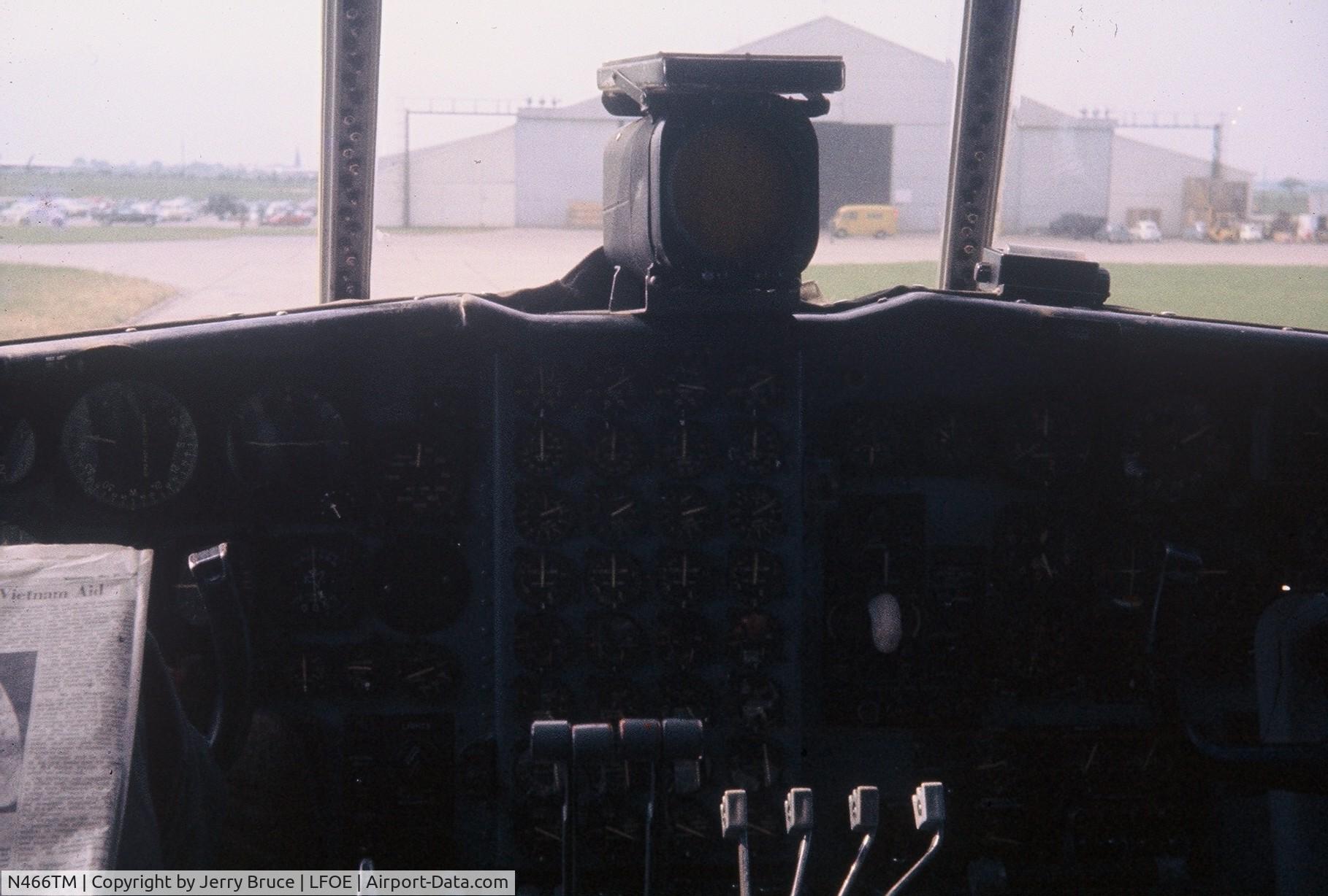 N466TM, 1957 Lockheed C-130A Hercules C/N 182-3173, Leaving Evreux AB France April 1964 for Lockbourne AFB