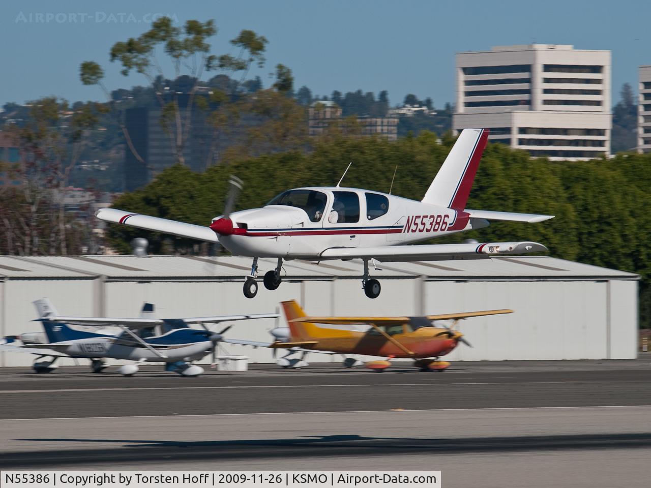 N55386, Socata TB-9 C/N 1189, N55386 arriving on RWY 21