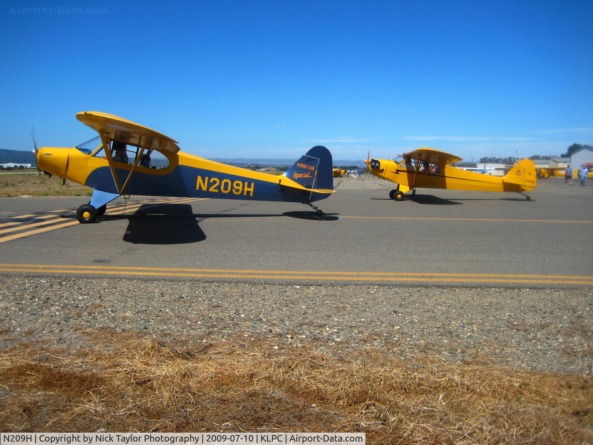 N209H, 1948 Piper PA-11 Cub Special C/N 11-500, Lompoc Piper Cub fly-in 09'
