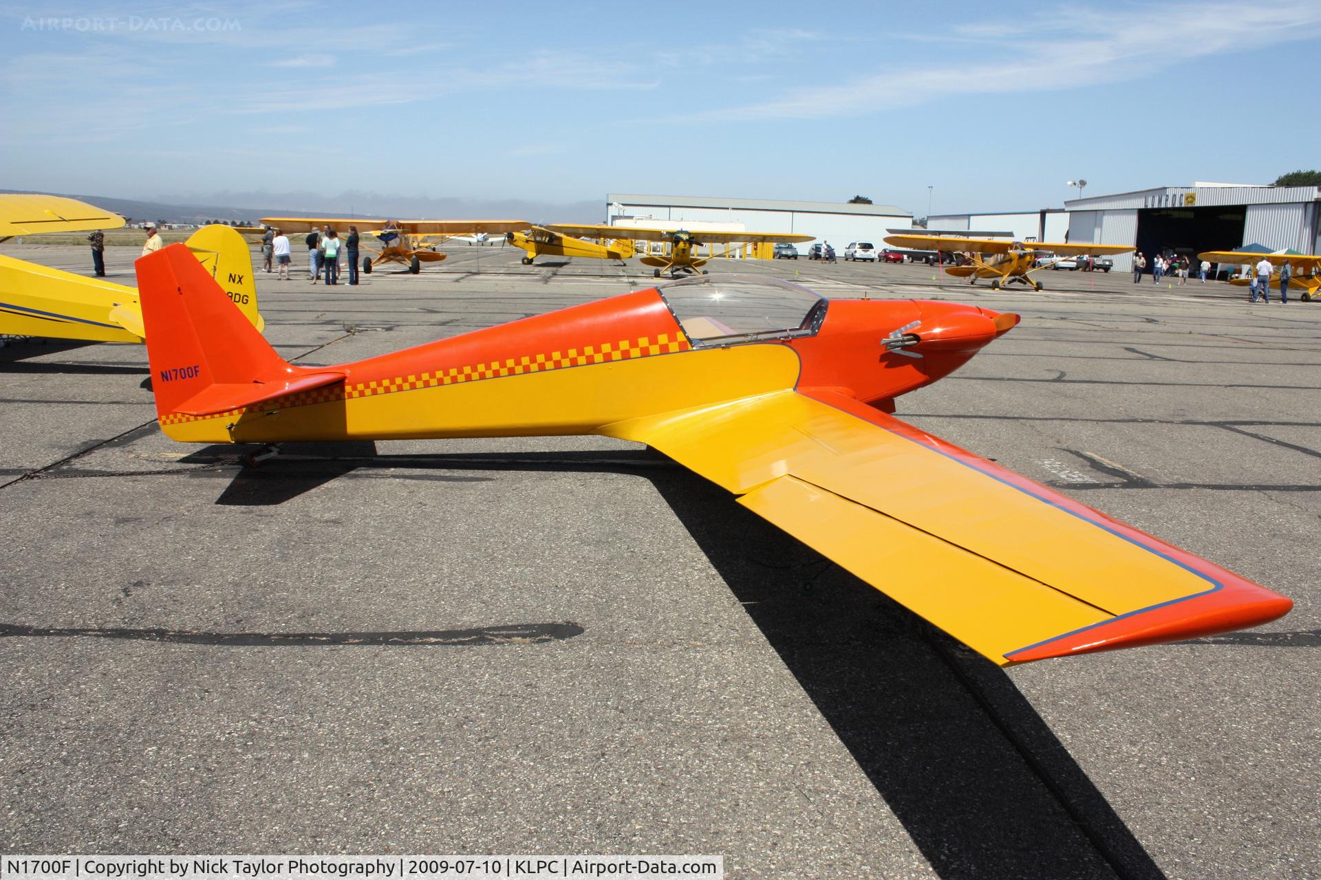 N1700F, 1967 Sportavia-Putzer Fournier RF-4D C/N 4054, Lompoc Piper Cub fly-in 09'