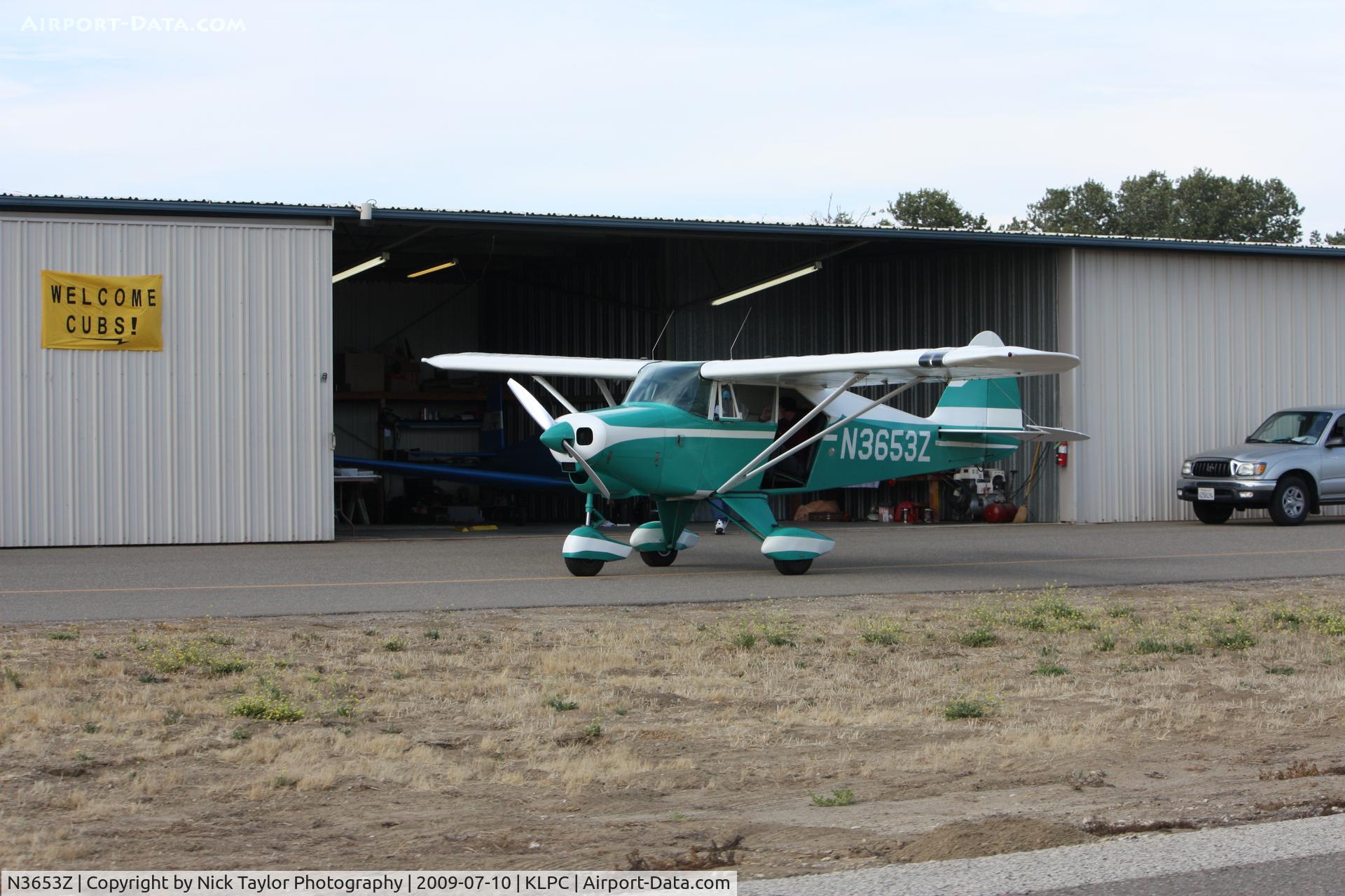 N3653Z, 1960 Piper PA-22-150 C/N 22-7550, Lompoc Piper Cub fly-in 09'