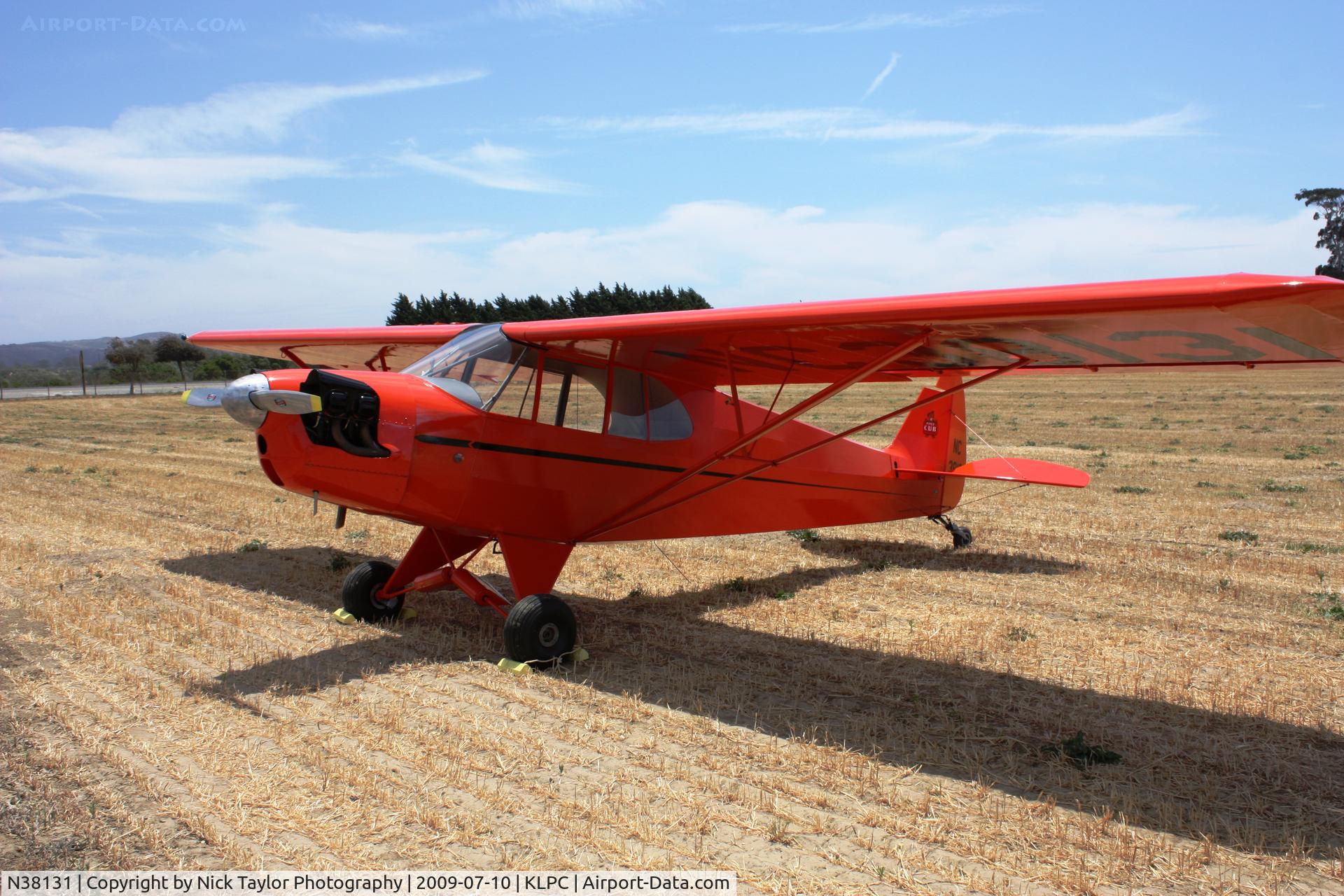 N38131, 1941 Piper J5A Cub Cruiser C/N 5874, Lompoc Piper Cub fly-in 09'