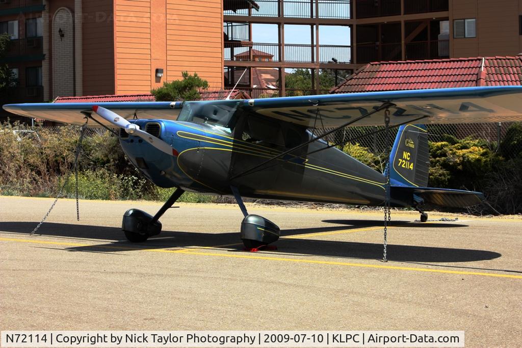 N72114, 1946 Cessna 140 C/N 9279, Lompoc Piper Cub fly-in 09'