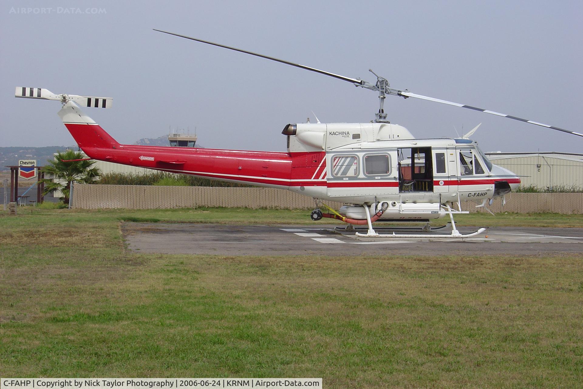 C-FAHP, 1979 Bell 212 C/N 30933, Assigned to the Ramona Airport